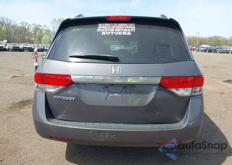 2016 Honda Odyssey Ex-L из США, поврежденный, VIN 5FNRL5H69GB109427